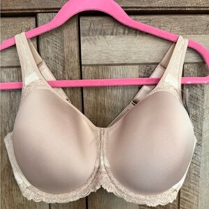 Wacoal Soft Beige Lace Trim Bra